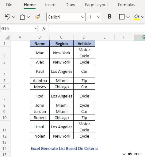 Excel में मानदंड के आधार पर सूची कैसे बनाएं (4 तरीके)