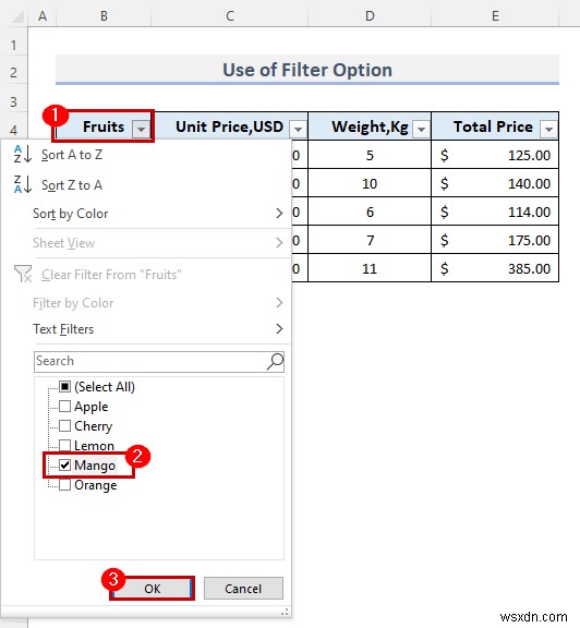 Excel में मानदंड के आधार पर पंक्तियों को एक शीट से दूसरे में कॉपी करें