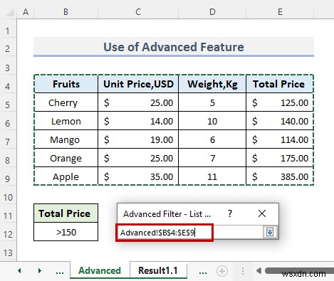 Excel में मानदंड के आधार पर पंक्तियों को एक शीट से दूसरे में कॉपी करें