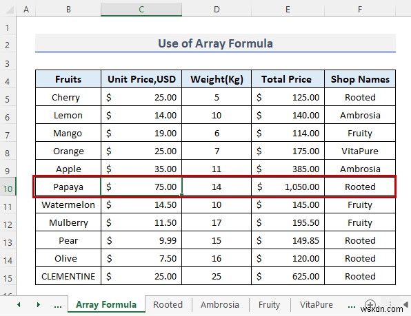 Excel में मानदंड के आधार पर पंक्तियों को एक शीट से दूसरे में कॉपी करें