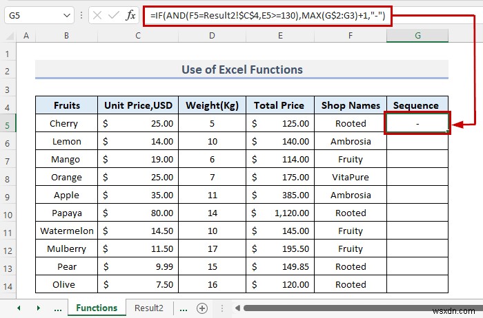 Excel में मानदंड के आधार पर पंक्तियों को एक शीट से दूसरे में कॉपी करें