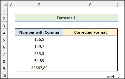 Excel में कॉमा कैसे निकालें (4 आसान तरीके)