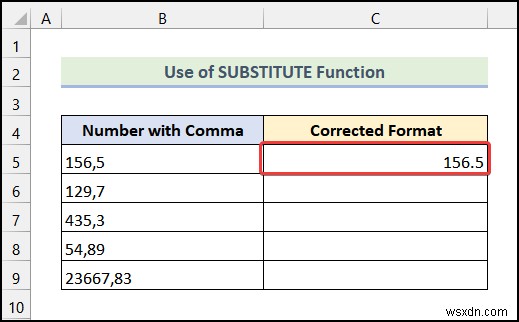 Excel में कॉमा कैसे निकालें (4 आसान तरीके)