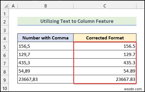 Excel में कॉमा कैसे निकालें (4 आसान तरीके)