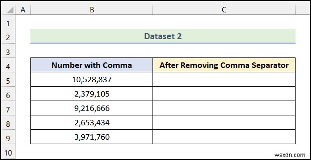 Excel में कॉमा कैसे निकालें (4 आसान तरीके)