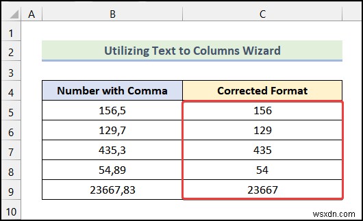 Excel में कॉमा कैसे निकालें (4 आसान तरीके)