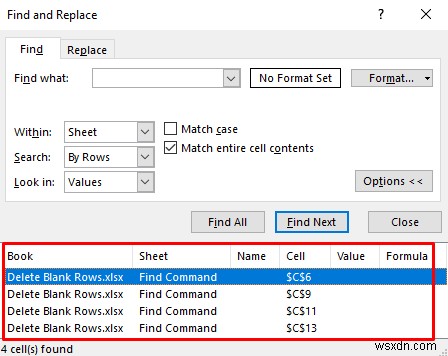 Excel में खाली पंक्तियों को हटाएं (8 उपयुक्त तरीके)