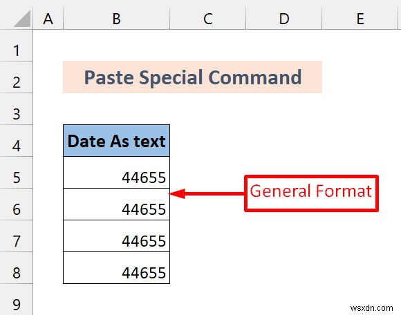 Excel में सामान्य प्रारूप को दिनांक में कैसे बदलें (7 तरीके)