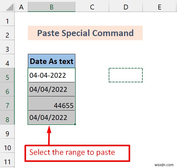 Excel में सामान्य प्रारूप को दिनांक में कैसे बदलें (7 तरीके)