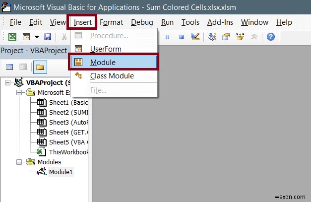 Excel में रंगीन सेलों का योग कैसे करें (4 तरीके)