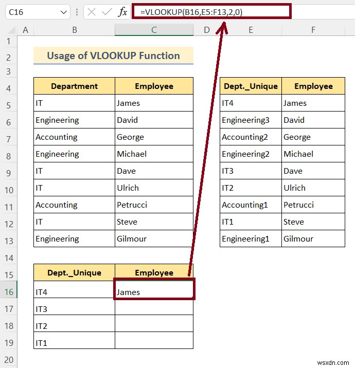 VLOOKUP कैसे करें और Excel में एकाधिक मान कैसे लौटाएं (8 तरीके)