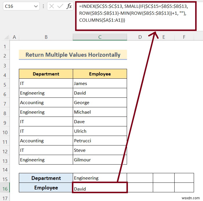 VLOOKUP कैसे करें और Excel में एकाधिक मान कैसे लौटाएं (8 तरीके)