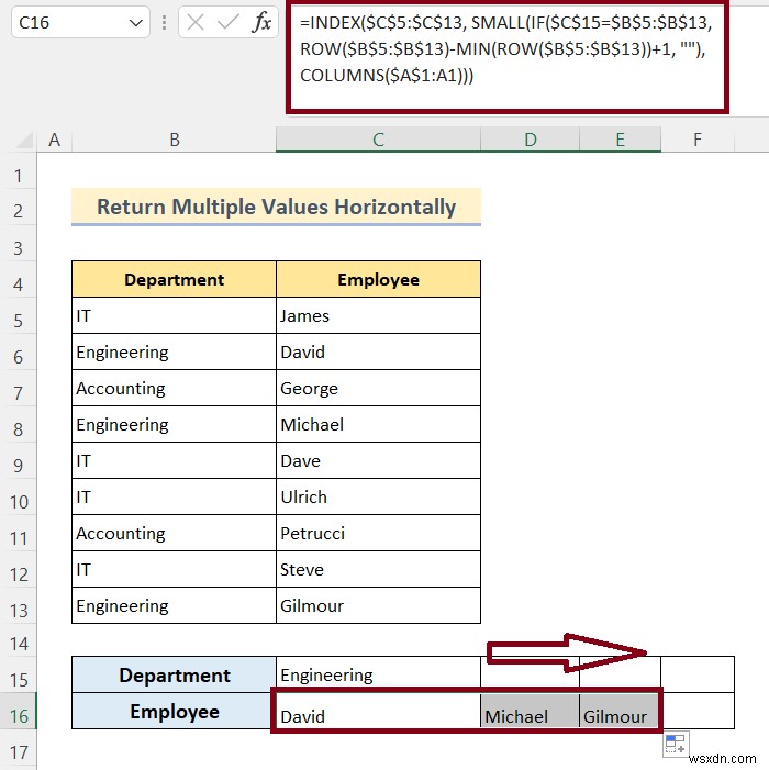 VLOOKUP कैसे करें और Excel में एकाधिक मान कैसे लौटाएं (8 तरीके)