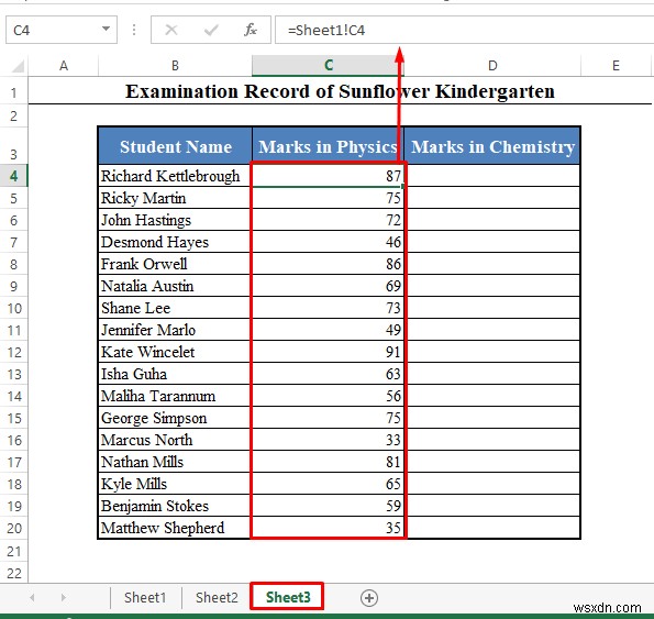 Excel में किसी टेबल को दूसरी शीट से कैसे लिंक करें (2 आसान तरीके)
