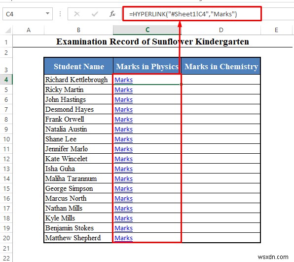 Excel में किसी टेबल को दूसरी शीट से कैसे लिंक करें (2 आसान तरीके)