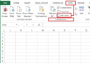 Excel में बाहरी लिंक कैसे निकालें