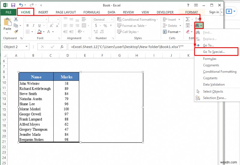 Excel में बाहरी लिंक कैसे निकालें