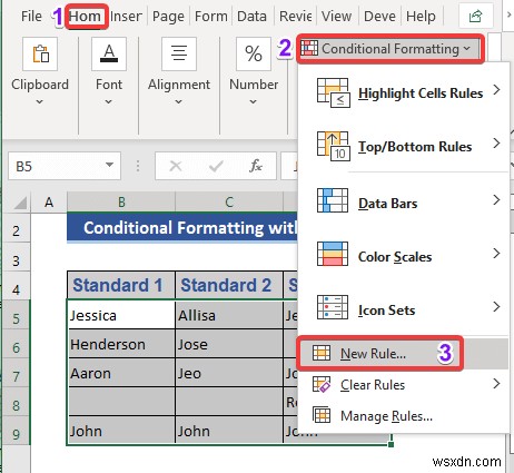 Excel में ब्लैंक सेल्स को हाईलाइट कैसे करें (4 उपयोगी तरीके)