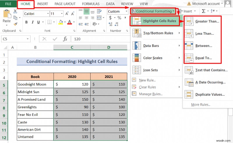 Excel में फ़ॉर्मूला के साथ टेक्स्ट का रंग कैसे बदलें (2 तरीके)