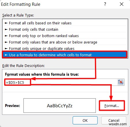 Excel में फ़ॉर्मूला के साथ टेक्स्ट का रंग कैसे बदलें (2 तरीके)