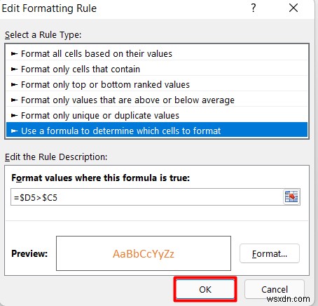 Excel में फ़ॉर्मूला के साथ टेक्स्ट का रंग कैसे बदलें (2 तरीके)