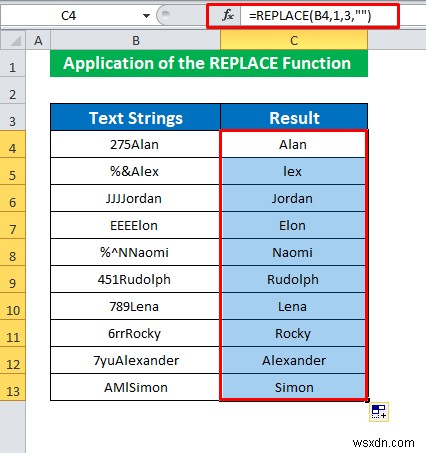 Excel में पहले 3 अक्षर कैसे निकालें (4 तरीके)