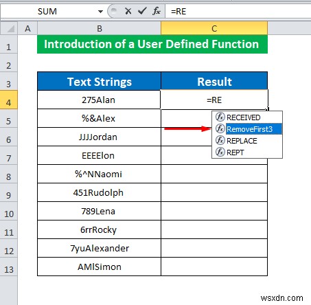 Excel में पहले 3 अक्षर कैसे निकालें (4 तरीके)