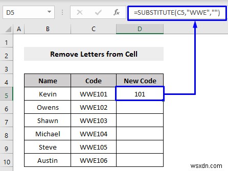 Excel में सेल से अक्षरों को कैसे निकालें (10 तरीके)