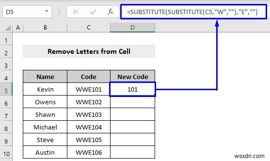 Excel में सेल से अक्षरों को कैसे निकालें (10 तरीके)