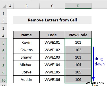 Excel में सेल से अक्षरों को कैसे निकालें (10 तरीके)