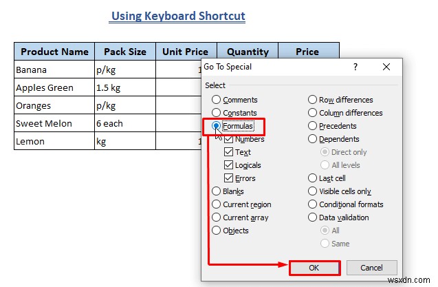 Excel में फॉर्मूला कैसे साफ़ करें (7+ तरीके)