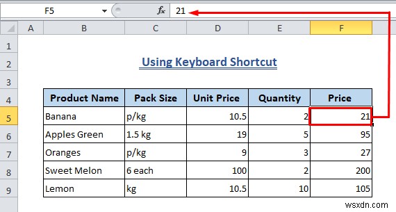 Excel में फॉर्मूला कैसे साफ़ करें (7+ तरीके)