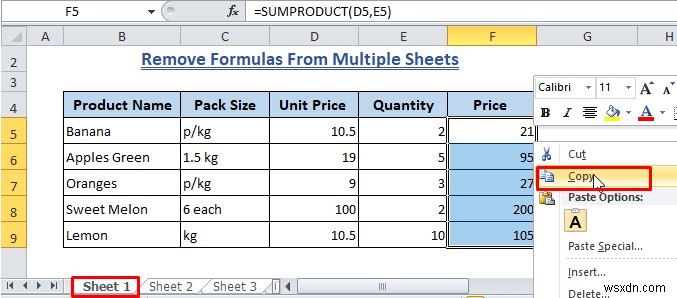 Excel में फॉर्मूला कैसे साफ़ करें (7+ तरीके)