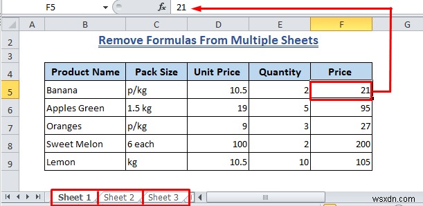 Excel में फॉर्मूला कैसे साफ़ करें (7+ तरीके)