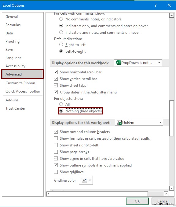 Excel ड्रॉप डाउन लिस्ट काम नहीं कर रही (8 मुद्दे और समाधान)