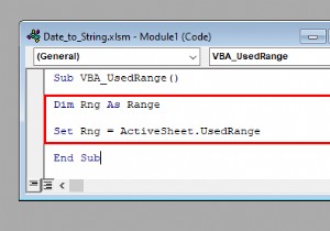 Excel में VBA की यूज्डरेंज प्रॉपर्टी का उपयोग कैसे करें (4 तरीके)