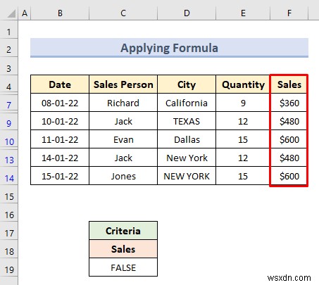 Excel में मानदंड श्रेणी के साथ उन्नत फ़िल्टर (18 अनुप्रयोग)