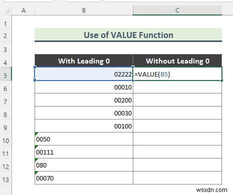 Excel से 0 कैसे निकालें (7 तरीके)