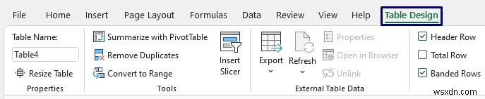 Excel में टेबल के रूप में फॉर्मेट कैसे निकालें