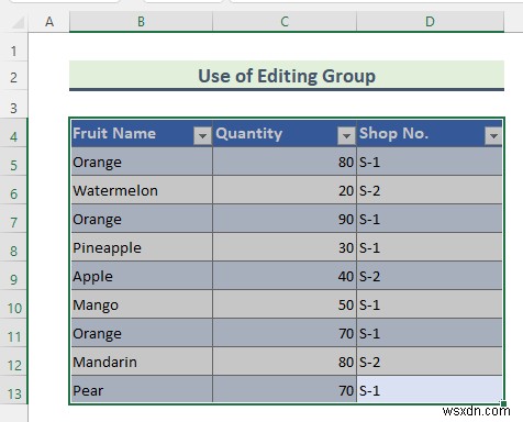 Excel में टेबल के रूप में फॉर्मेट कैसे निकालें