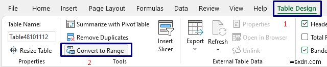 Excel में टेबल के रूप में फॉर्मेट कैसे निकालें