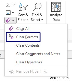 Excel में टेबल के रूप में फॉर्मेट कैसे निकालें