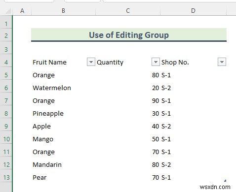 Excel में टेबल के रूप में फॉर्मेट कैसे निकालें