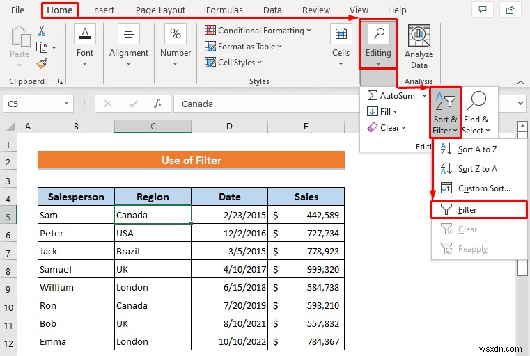 Excel में दिनांक के अनुसार कैसे फ़िल्टर करें (4 त्वरित तरीके)