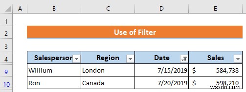 Excel में दिनांक के अनुसार कैसे फ़िल्टर करें (4 त्वरित तरीके)