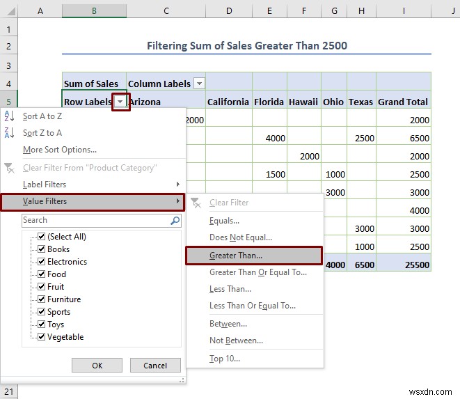 Excel Pivot Table को कैसे फ़िल्टर करें (8 प्रभावी तरीके)