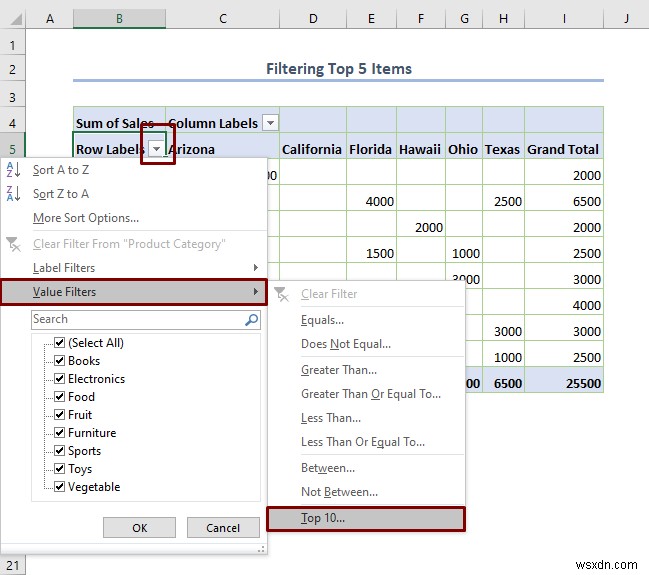 Excel Pivot Table को कैसे फ़िल्टर करें (8 प्रभावी तरीके)