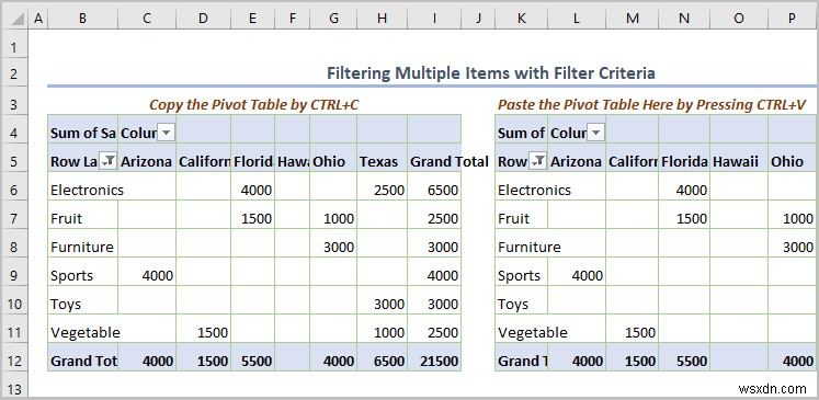 Excel Pivot Table को कैसे फ़िल्टर करें (8 प्रभावी तरीके)