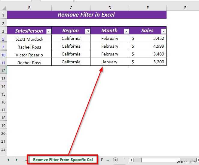 Excel में फ़िल्टर कैसे निकालें (5 आसान और त्वरित तरीके)