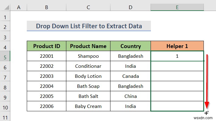 Excel में फ़िल्टर के साथ ड्रॉप डाउन सूची कैसे बनाएं (7 तरीके)